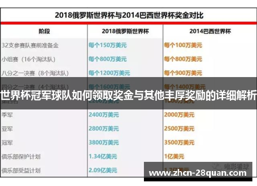 世界杯冠军球队如何领取奖金与其他丰厚奖励的详细解析